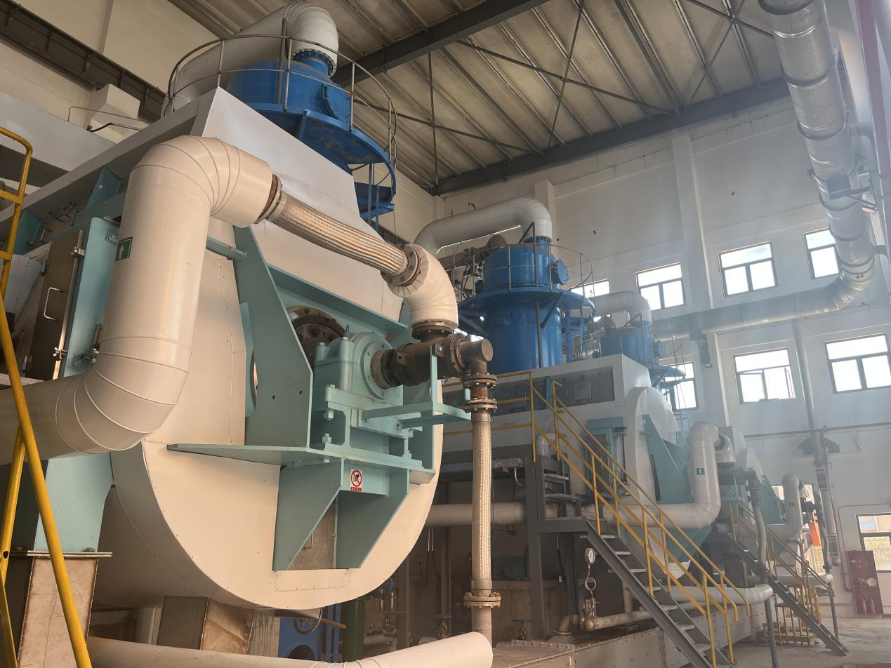 Chunhui 350t/d sludge drying project officially in operation
