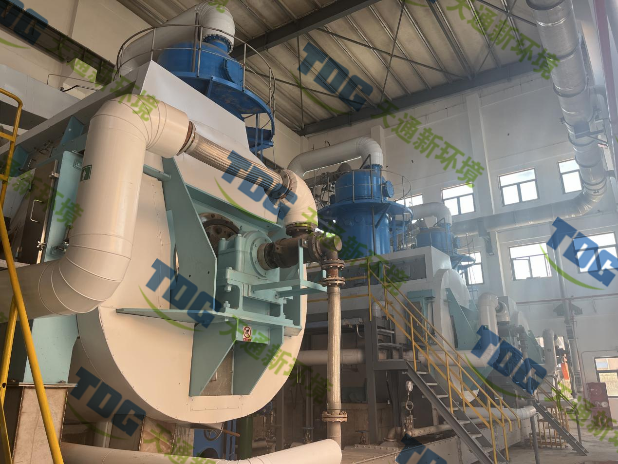 Chunhui 350t/d sludge drying project officially in operation